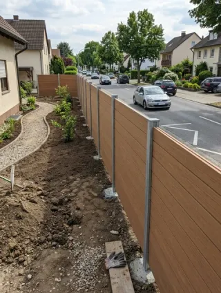 Lärmschutzzaun in Altenberge - fachgerechte Ausführung vor Ort